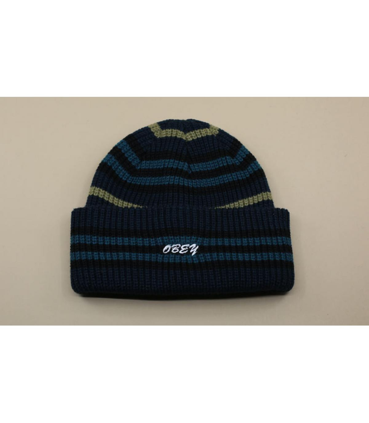 Access Stripe Beanie navy Obey